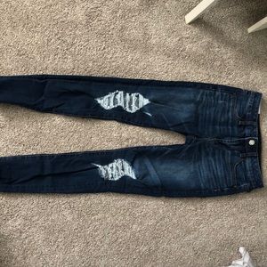 american eagle high rise jeggings
